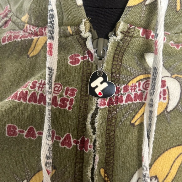 Harajuku lovers - Vintage lamb Gwen stefani bananas hoodie S - Picture 4 of 6